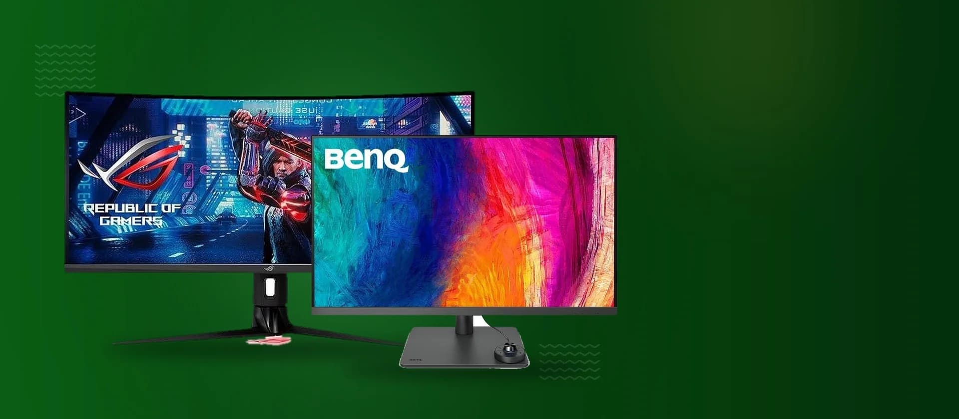 Professional and gaming monitors